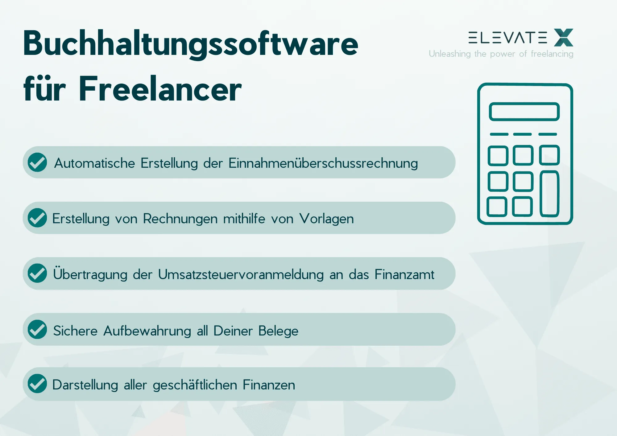 Bild zum Thema Die besten Buchhaltungssoftwares für Freelancer.