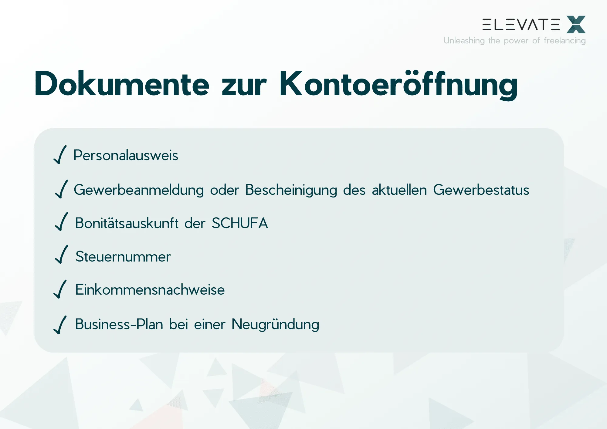 Bild zum Thema Die 5 besten Geschäftskonten für Freiberufler.