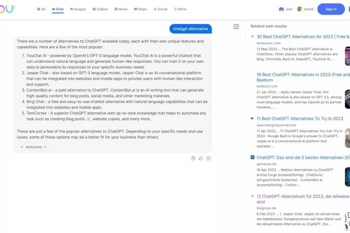 Image related to the article about The 12 Best AIs in 2024.
