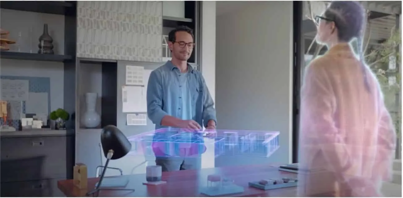 Illustration zum Thema Metaverse und die Zukunft der Arbeit.