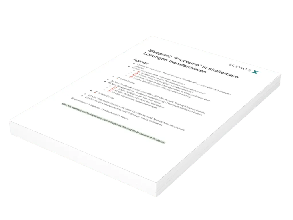 Prozess Blueprint ElevateX Cover