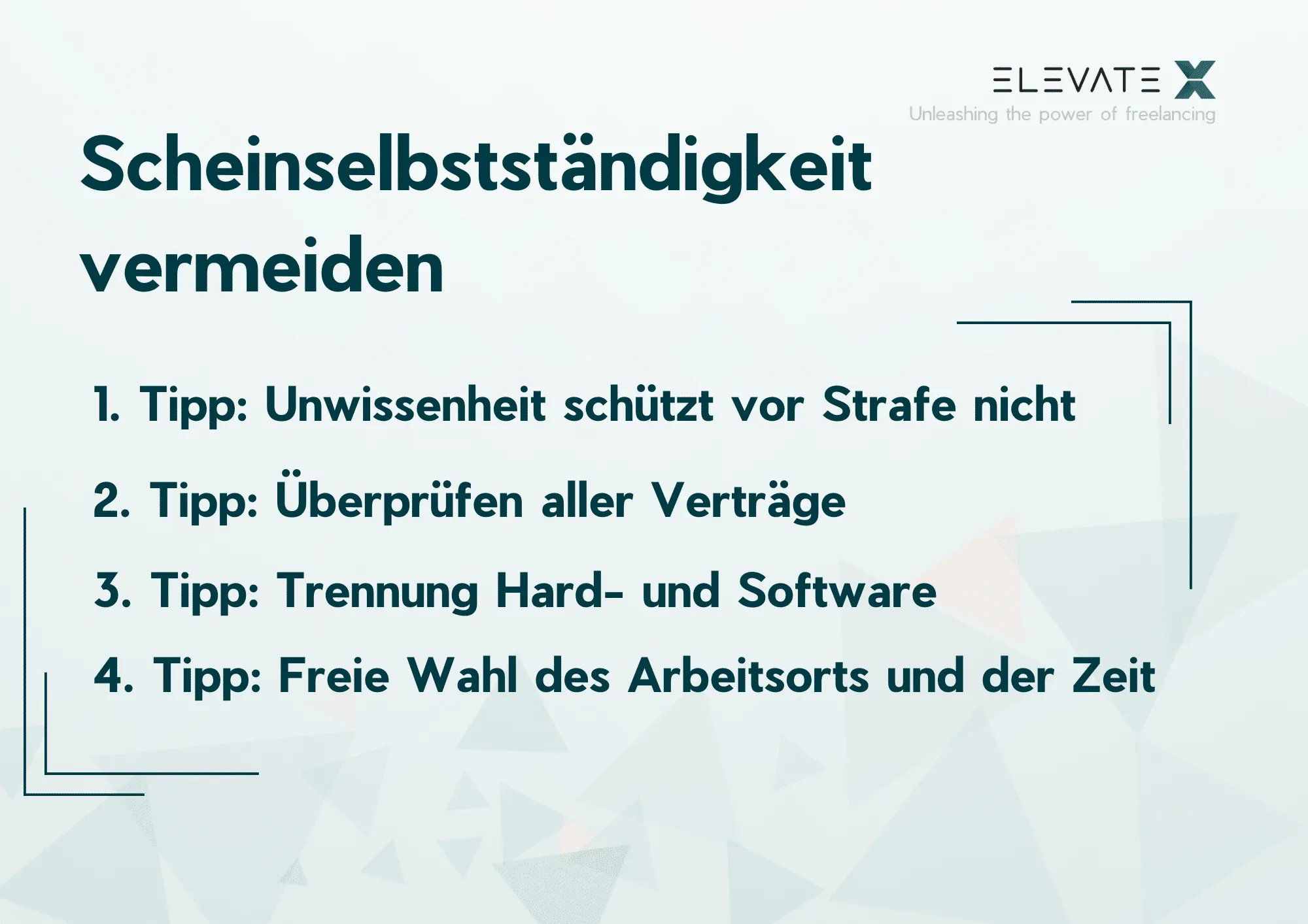 Scheinselbstständigkeit vermeiden: Praxis-Tipps zur Absicherung