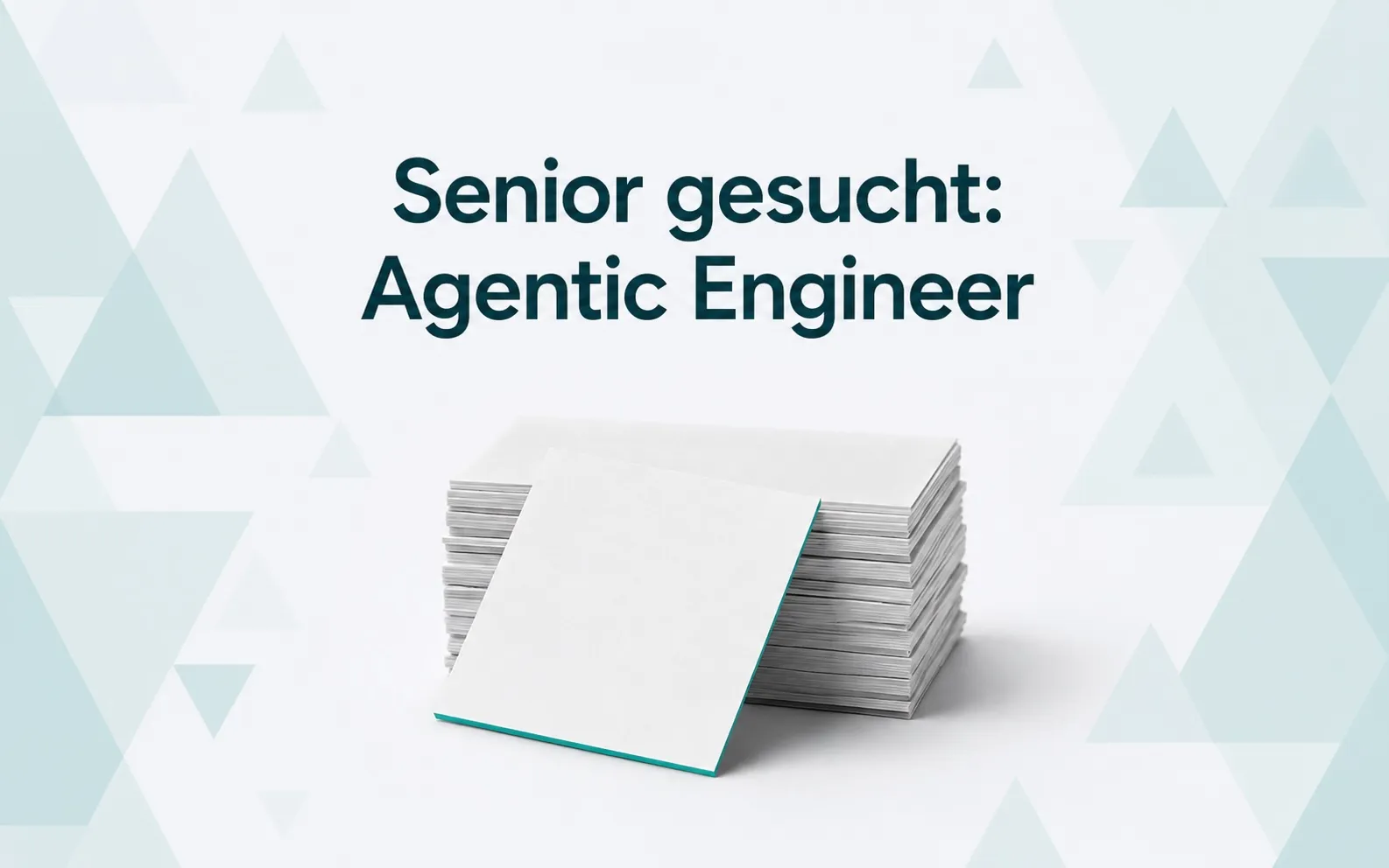 Editorial-Header für den Artikel zum Filter-Problem im Agentic-Engineering-Hiring, in ElevateX-Brand-Farben mit einer Visualisierung zweier Gruppen, die sich im Lerntempo unterscheiden.