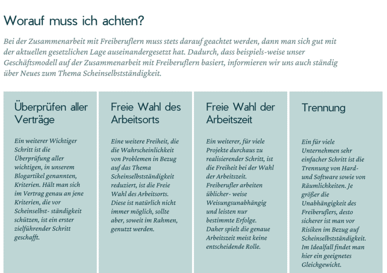 Schein­­selb­­stständig­­keit: Ein umfassender Leitfaden [+ Checkliste]