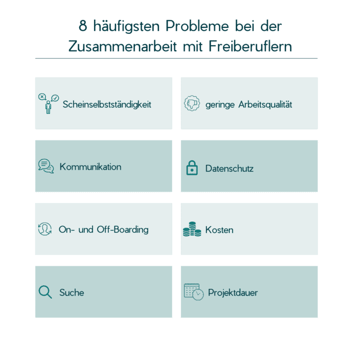 8 Probleme Bei Der Zusammenarbeit Mit Freiberuflern [+Lösung]