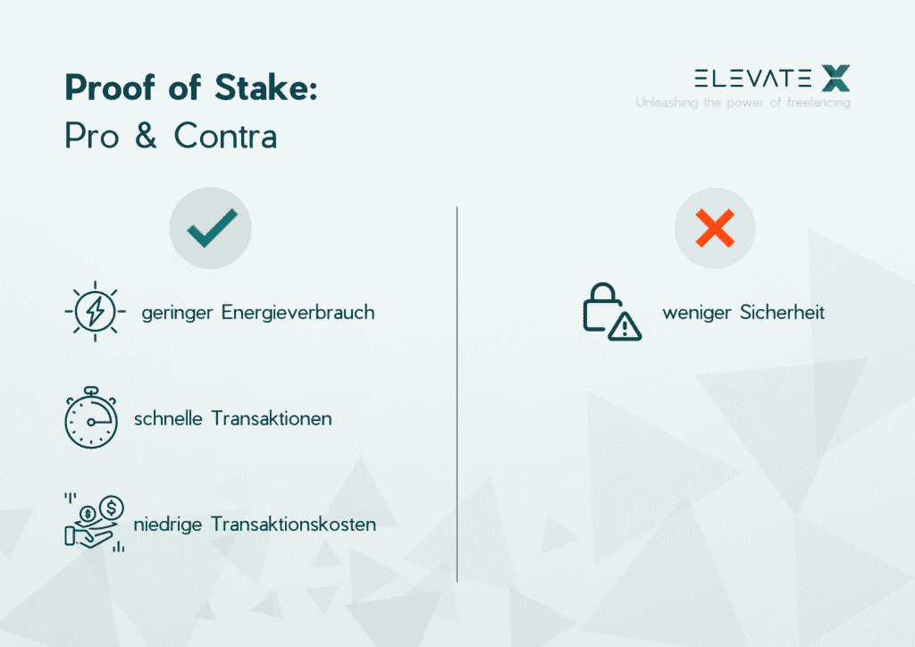 Proof of Stake Pro und Contra