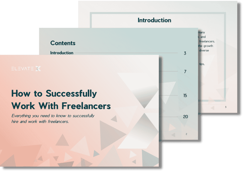 How to successfully work with freelancers excerpt