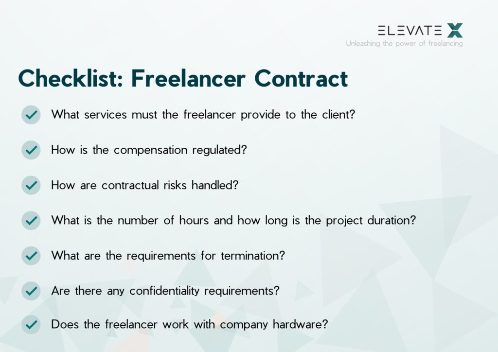 Freelancer Contract Checklist