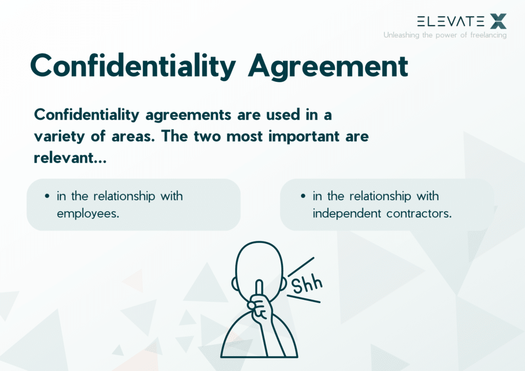 Confidentiality agreement