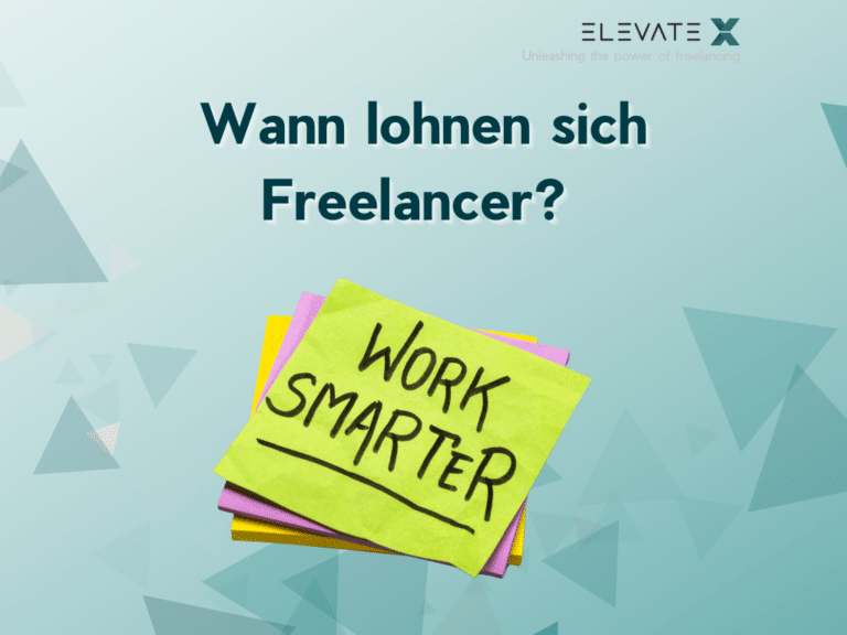 Wann lohnen sich Freelancer?